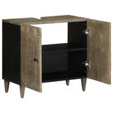 Bathroom Sink Cabinet 62x33x58 cm Solid Wood Mango 4017811