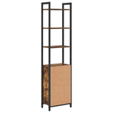 Book Cabinet Smoked Oak 40 x 24 x 161 cm Engineered Wood 883852