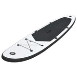 Inflatable Stand Up Paddleboard Set Black and White 92727