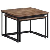 Nesting Coffee Tables 2 pcs Solid Wood Teak 358536