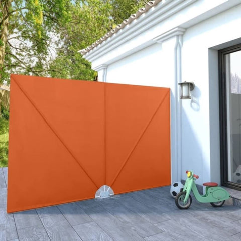 Collapsible Terrace Side Awning Terracotta 300x200 cm 44573