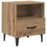 Bedside Cabinet with Drawer 2 pcs Artisan Oak 40 x 35 x 47.5 cm 880600
