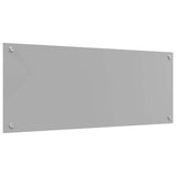 Kitchen Backsplash 2 pcs Light Grey 100 x 40 cm Tempered Glass 3415455