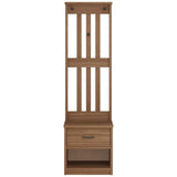 ZNTS Hall Tree SANDENS 45x40x159.5 cm Solid Wood Pine 4010482