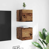 Wall Mounted TV Cabinet Wall-mounted Old Wood 30.5 x 30 x 30 cm 8003720
