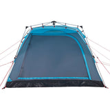 Camping Tent Cabin 4-Person Blue Quick Release 4004220