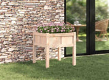 Garden Planter Nature 50 x 50 x 70 cm Solid Pine Wood 8000838