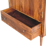 Curved Chestnut Wardrobe IN3589