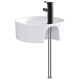 Bathroom Wash Basin Matte Black 40.5 x 40.5 x 15 cm Metal 890233