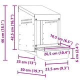 Chicken Nesting Box 1 Compartment Wall-Mounted Galvanised Steel 4104890