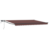 Manual Retractable Awning with LEDs 4 x 2 m 3419404