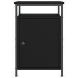 Bedside Cabinets 2 pcs Black 40x42x60 cm Engineered Wood 825864