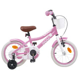 Kids Bike 12 Inches for 2-4 Years Old Light Pink 42009537