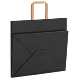 Paper Bags 250 pcs with Handles Black 32x22x28 cm 4101876
