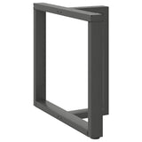 Dining Table Legs T-Shaped 2 pcs Anthracite 70x35x cm Steel 4013058