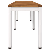 Garden Bench 201 x 35 x 45 cm Solid Acacia Wood Rectangular 901302