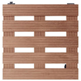 Plant Trolleys 4 pcs Brown 30x30x7,5 cm WPC 3143927