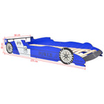 ZNTS Children's Race Car Bed 90x200 cm Blue 244465