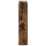 Bathroom Mirror Cabinet TULUM Smoked Oak 60 x 16.5 x 78 cm 880366