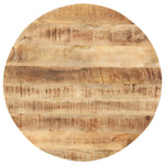 ZNTS Table Top Solid Mango Wood Round 15-16 mm 70 cm 286002