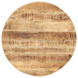 ZNTS Table Top Solid Mango Wood Round 15-16 mm 70 cm 286002