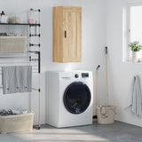 Wall Mounted Cabinet Sonoma Oak 34.5x34x90 cm Engineered Wood 830519