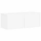 4 Piece TV Cabinet Set White Engineered Wood 3078666