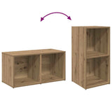 TV Cabinet Set Wall-mounted 2 pcs Artisan Oak 37 x 35 x 72 cm 3393521