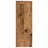 Sideboard with 6 Drawers Old Wood 50x34x96 cm Engineered Wood 855890