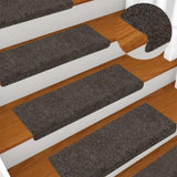 Stair Mats Self-adhesive 30 pcs 65x21x4 cm Anthracite Rectangular Edge 3365699