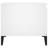 Coffee Table White 100x50x45 cm Engineered Wood 821132