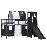 Kids'Loft Bed Frame Black 90 x 190 cm Metal 42020873