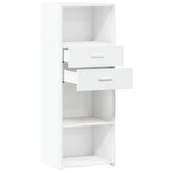 Highboard White 45x42.5x124 cm Engineered Wood 846166