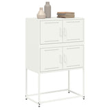 Sideboard White 68.5x38.5x107 cm Steel 846487