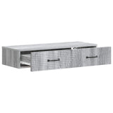 Wall-Mounted Side Table Grey Sonoma 87.5 x 34.5 x 17 cm 898671