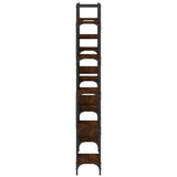 Bookshelf Brown Oak 155.5x24x166.5 cm Engineered Wood 838862