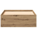 Bed Frame with Drawers Artisan oak 100 x 200 cm Engineered wood 3333982