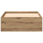 Bed Frame with Drawers Artisan oak 90 x 200 cm Engineered wood 3333988