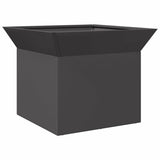 Fire Pit Black 50 x 50 x 40 cm Steel 874581