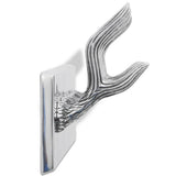 Wardrobe Coat Hooks 4 pcs Silver Aluminium 278753