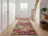 Rug Runner LESAKA Colourful 100 x 400 cm Diamond Velvet 42045261