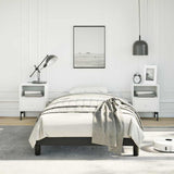Bed Frame without Mattress Black 100x203 cm Twin XL Faux Leather 346930