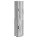 Cabinet Set 2 pcs Grey Sonoma Engineered Wood 3416958