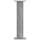 Speaker Stands 2 pcs Grey Sonoma 30x30x95 cm Engineered Wood 852677