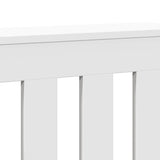 Radiator Cover White 104x20x82 cm Engineered Wood 852735
