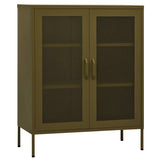 Storage Cabinet Olive Green 80x35x101.5 cm Steel 336171