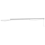 Manual Retractable Awning Frame White 4 x 2 m Aluminium 42024178
