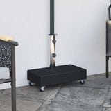 Umbrella Base Black Granite, Stainless Steel Heavy Weight Endurance 313667