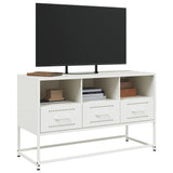 TV Cabinet White 100.5x39x60.5 cm Steel 846547
