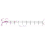 Garden Fence Steel Tough Modern 277674